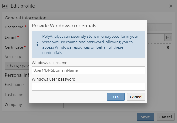 keep windows pwd