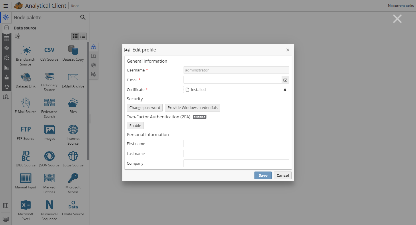 user profile edit