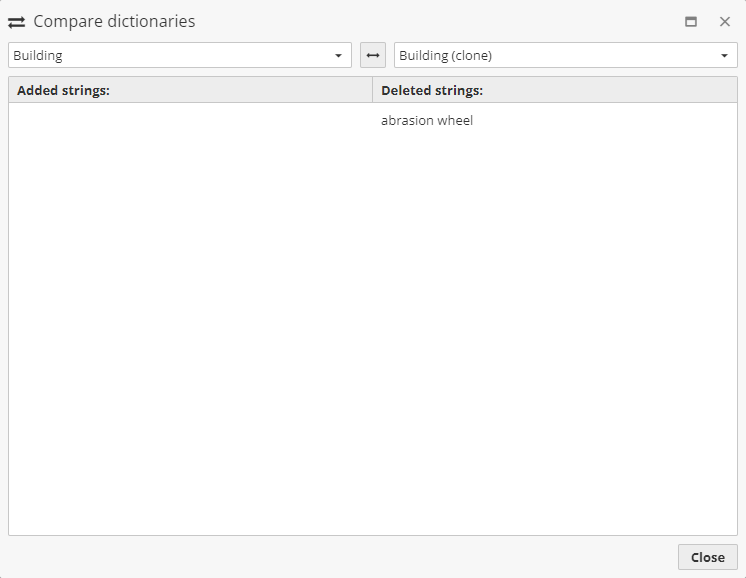 dict compare