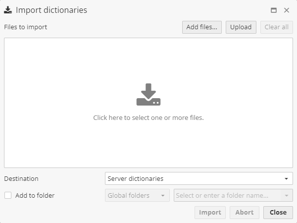 dict import