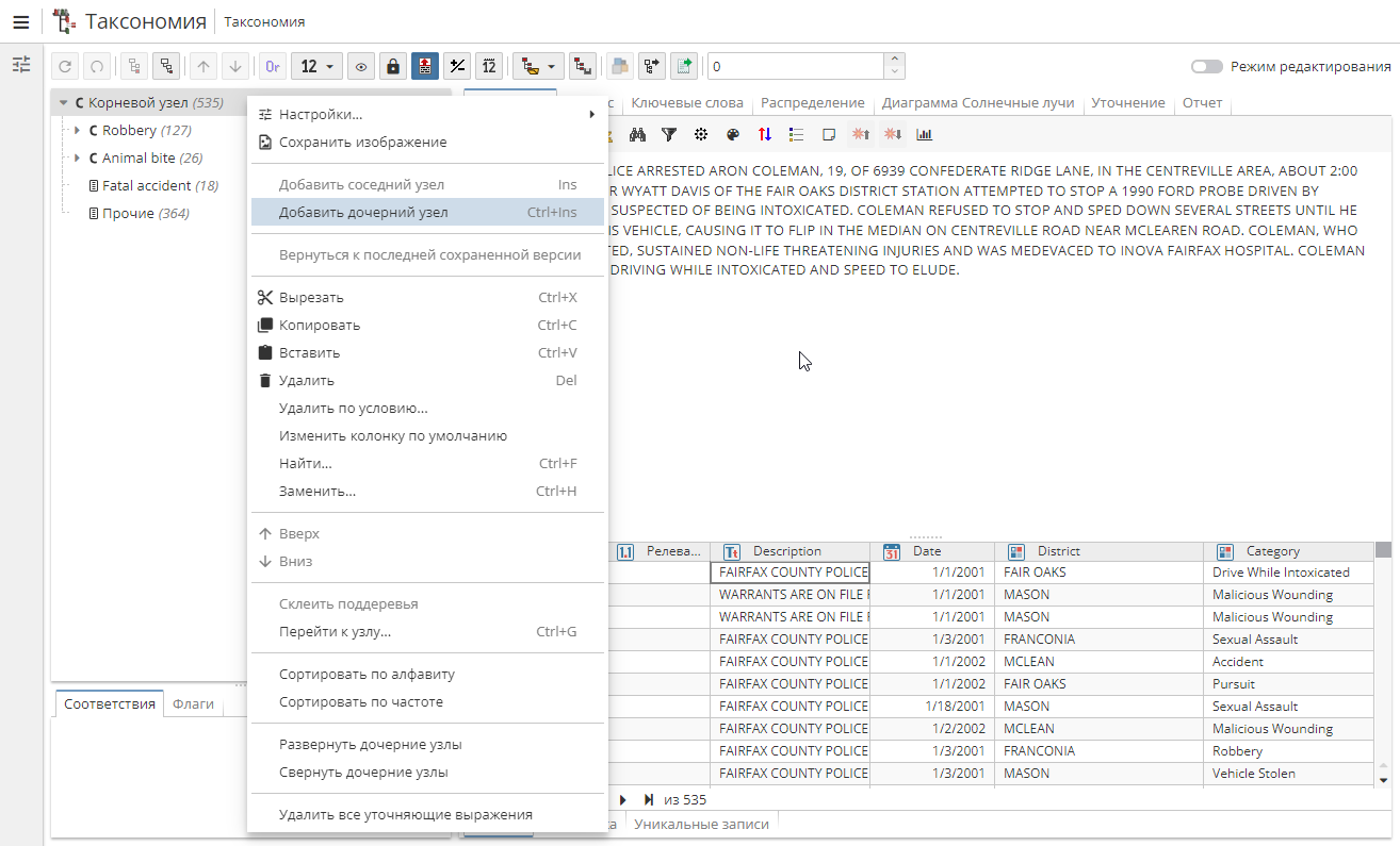 tax view options.rus