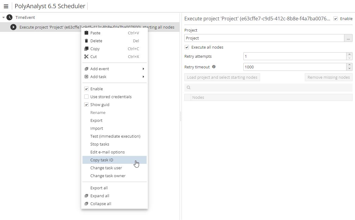 sch copy task id