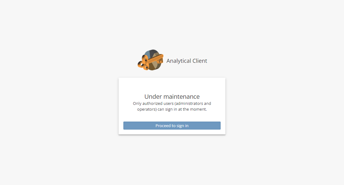 sch maintanence login